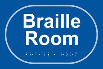Picture of Spectrum Braille Room - Taktyle 225 x 150mm - SCXO-CI-TK2454WHBL