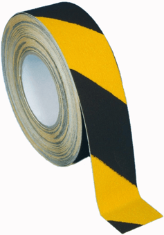 Picture of Heskins - Coarse Safety Grip Tape - BLACK/YELLOW - 25mm x 18.3m - [HE-H3402D-B/Y-25]