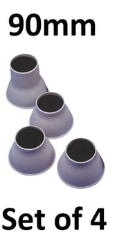 picture of Aidapt Bed Raisers - Set of 4 - 90mm - [AID-VG822]