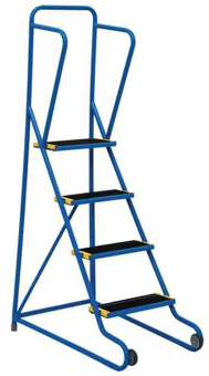 picture of Slingsby Mobile Tilt and Push Steps - 4 Treads - Blue - [SLB-434939] - (LP)
