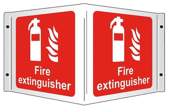 Picture of Fire Extinguisher - Rigid 3D Projection Sign - [SA-SS8037R]