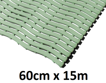 picture of Kumfi Step Anti-Slip Swimming Pool Mat Green - 60cm x 15m Roll - [BLD-KM250GN]