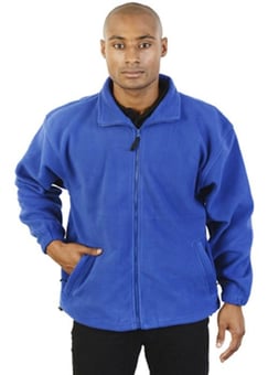 picture of Absolute Apparel Heritage Full Zip Fleece - Royal Blue - AP-AA61-RBL