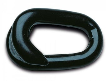 Picture of Chain Connecting Link Galvanised Steel + Plastic Coated - Black - Pack of 10 - [MV-216.12.503]