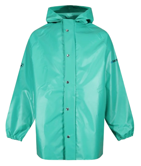 Skytec CMJH-EW Chemical Splash Jacket with Hood & Elasticated Wrists - GL-CMJH-EW