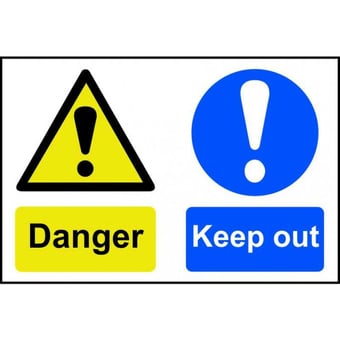 Picture of Spectrum Danger Keep Out - PVC 600 x 400mm - SCXO-CI-4006