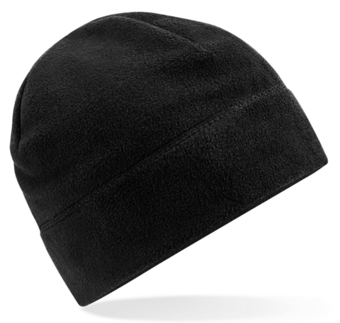 picture of Beechfield Recycled Fleece Pull-On Beanie - Anti-pill Finish - Black - [BT-B244R-BLK]
