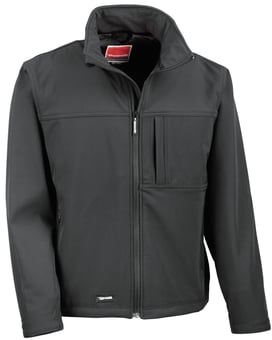 picture of Result Mens Black Classic Softshell Jacket - BT-R121M-BLK - (PS)