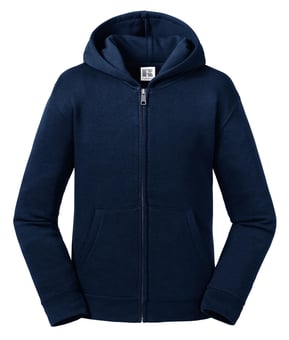 Picture of Russell Children's Authentic Zipped Hooded Jacket - French Navy Blue - BT-R266B-FNV