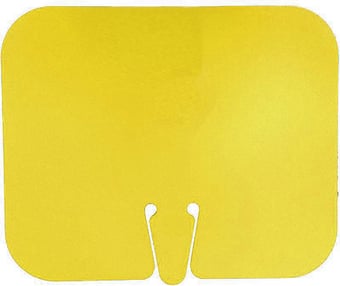 Picture of One Side Clip Sign for Cone - Blank Sign - Yellow - [EH-SIGN-BLANK-Y] - (DISC-W)