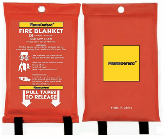 Picture of FlameDefend - Fire Blanket In Soft Case - 1.m x 1.m - Box Deal 30 - [IH-SGI-GF-FB-10-10A]