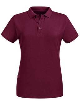 Picture of Russell Ladies' Organic Polo - Burgundy Red - BT-R508F-BUR