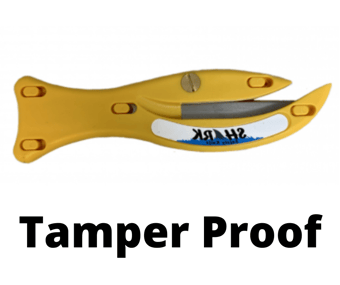 picture of Shark Series Heavy Duty Yellow Safety Knife - [KC-SHARK-H/YELLOW/TP]