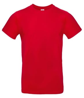 picture of B&C E190 Men's Short Sleeve T-Shirt Red - RLW-BA220REDD