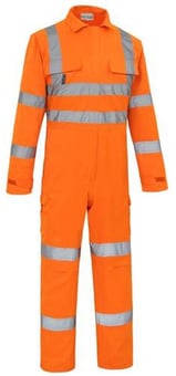 Picture of Aqua Premium Hi-Vis Polycotton Coverall Regular Leg 31'' - FU-BS126-AQUA-REG - (DISC-R)