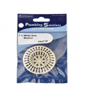 Picture of Sink Strainer - White Plastic - 1 1/2"   - Pack of 5 - CTRN-CI-PA271P