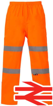 picture of Orange Hi Vis Breathable Trousers - EN ISO 20471 Class 1:2 - ST-18B81