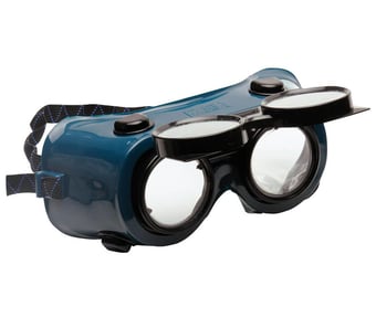 picture of Flip Up Gas Welding Goggles - Indirect Ventilation Safety Goggles - EN166.1.F EN169 EN175 - [PW-PW60BGR]
