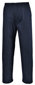 picture of Portwest - S536 - Ayr Breathable Waterproof Trouser - Polyester Micro-fibre - Navy Blue - PW-S536NAR - (DISC-R)