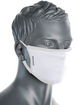 Picture of Portwest - CV33 - 3-Ply Reusable Anti-Microbial Fabric Face Mask - White - Pack of 25 - [PW-CV33WHR] - (DISC-R)