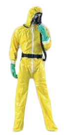picture of Honeywell - Spacel 3000 RA/GC/PS Disposable Coverall - HW-4503001 - (DISC-R)
