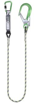 Picture of Kratos Energy Absorbing Kernmantle Rope Lanyard - Aluminium Scaffold Hook And Karabiner - 2.0 mt  - [KR-FA3051220]