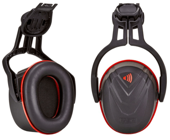 picture of MSA V-Gard Helmet Mounted Hearing Protection High 36dB - [MS-10190358]