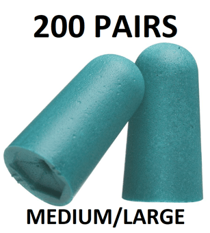picture of MSA - RIGHT Foam Disposable Ear Plugs - Uncorded - Medium/Large - SNR 37 - 200 Pairs - [MS-10087444] - (DISC-R)