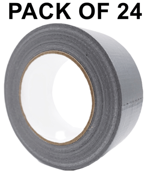 picture of Slingsby Cloth Tape 50mm x 50m - Silver - Pack of 24 Rolls - [SLB-427048] - (LP)