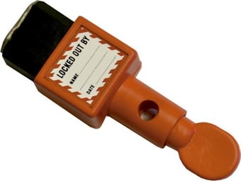 Picture of Spectrum 3 pin plug lockout - SCXO-CI-LOK123