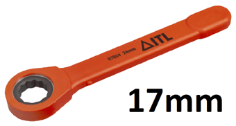 picture of ITL - Insulated Ratchet Ring Spanner - 17mm - [IT-07017]