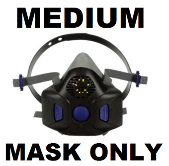 picture of 3M - Secure Click Reusable Half Face Mask With Speaking Diaphragm - HF-800 Series - Medium - [3M-HF-802SD] - (LP)