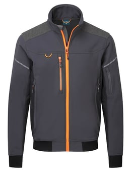 picture of Portwest EV464 - EV4 Softshell Bomber Jacket 3L - Metal Grey - PW-EV464MGR