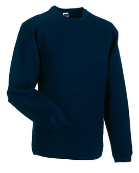 Picture of Russell French Navy Blue Heavy Duty Crew Neck Sweatshirt - Unisex - BT-013M-FRNAV