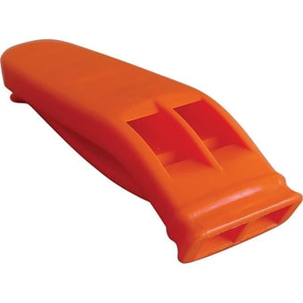 picture of Tough Plastic Perry Pea-less Whistle - Orange - [SA-Q2618]