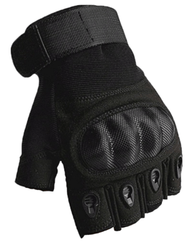 picture of Nuprol PMC Skirmish Gloves A Fingerless Black - NP-6509-FL-BK