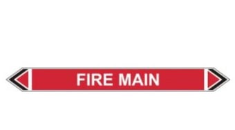 Picture of Flow Marker - Fire Main - Red - Pack of 5 - [CI-13436]