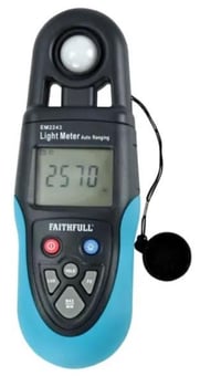 picture of Faithful - 50,000 Digital Lux Light Meter - Large LCD Dispaly With Backlight - [TB-FAIDETLIGHT]