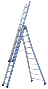 picture of Slingsby Heavy-Duty 3 Section Combination Ladder with Splayed Base - 27 Treads - [SLB-406394] - (LP)