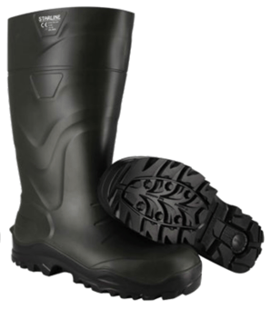 picture of Starline Waterproof PU Wellington Boots Black S5 SRC - STL-STL-9910-S5-BLK - (DISC-W)