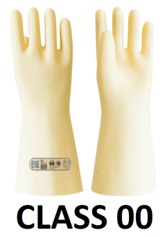 picture of CATU Insulating Natural Rubber Dielectric Safety Electrician's Gloves - Class 00 - 500V - 360mm - BD-CG-05-A