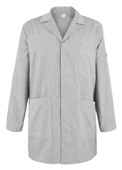 picture of Eurostat ESD Anti-Static Lab Coat - Grey - ERS-51-100-33 - (LP)