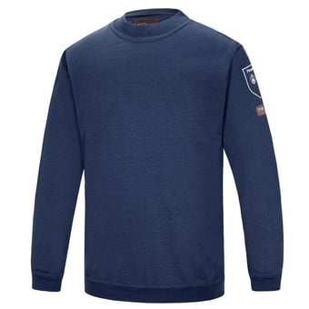 Picture of Phoenix Flame Retardant Anti-Static Arc Navy Blue Sweatshirt - FU-SS015