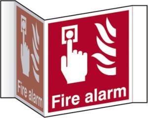 Picture of Spectrum Fire Alarm Projection Sign - RPVC 200mm Face - SCXO-CI-4411