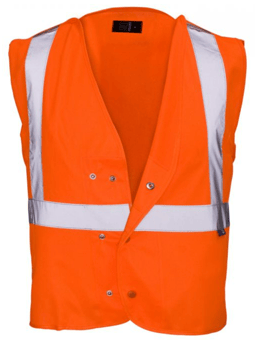 picture of Supertouch Hi Vis Underground Tracker Vest - Polyester - Orange - ST-34581