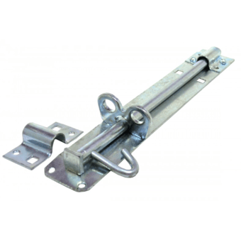 Picture of ZP Brenton Padlock Bolt 2A Pattern - 250mm (10") - Pack of 5 - [CI-DB41L]