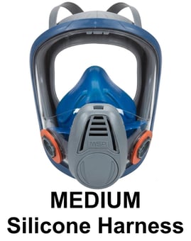 picture of MSA - Advantage 3222 - Full Facepiece Respirator - With Twin Bayonet MSA Connection - Medium - [MS-10042733] - (LP)