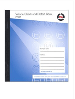 Picture of Vehicle Check And Defect Book - 20 Pages Triplicate - [HZ-VE5404]