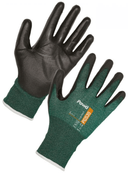 picture of Supertouch Pawa PG535 Ultrafine Anti-Cut Gloves Green/Black - ST-PG53531