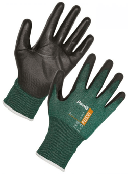 Picture of Supertouch Pawa PG535 Ultrafine Anti-Cut Gloves Green/Black - ST-PG53531